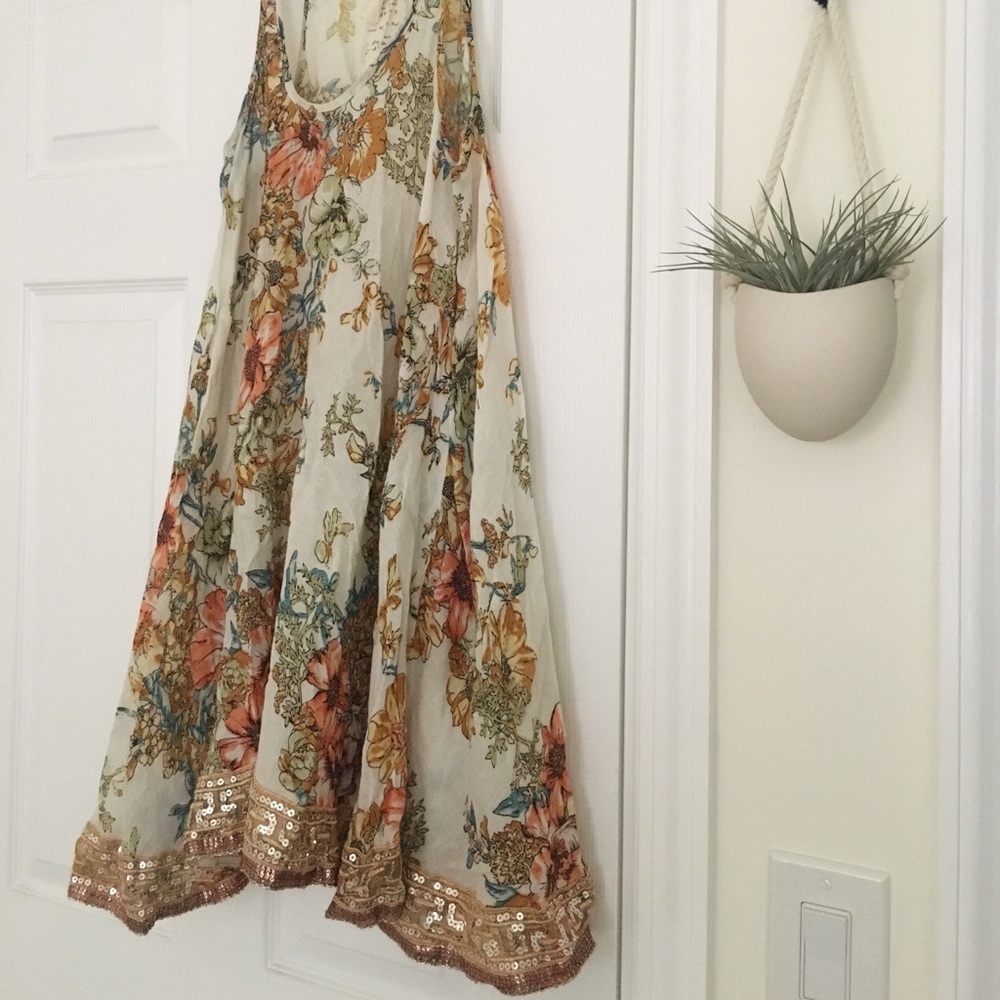 Free People Trapeze Floral Dress